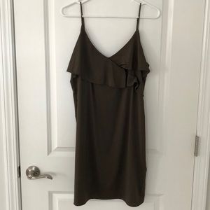 H&M Olive Green Mini Dress
